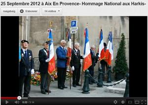 VIDEO 2012 09 25 AIX EN PROVENCE HOMMAGE AUX HARKIS